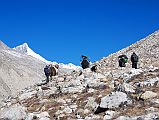 03 Trekking Up Valley Towards Kong Tso And Shishapangma East Face